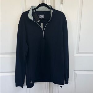Men’s Navy Quarter-Zip Pullover Sweater